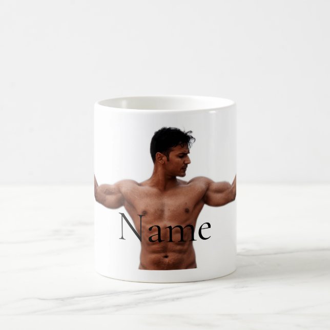 Male Fitness Model Thunder_Cove Kaffemugg (Center)
