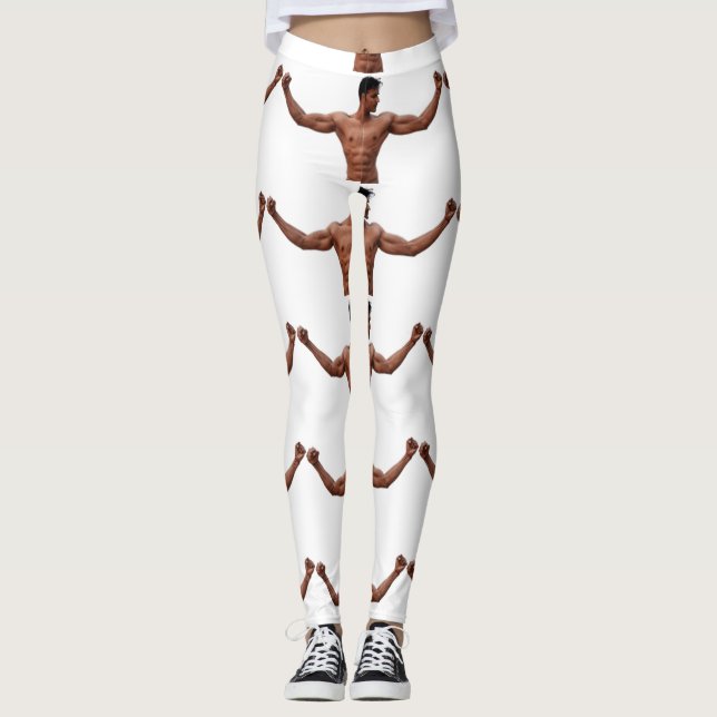 Male Fitness Model Thunder_Cove Leggings (Framsida)