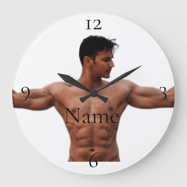 Male Fitness Model Thunder_Cove Stor Klocka (Framsida)