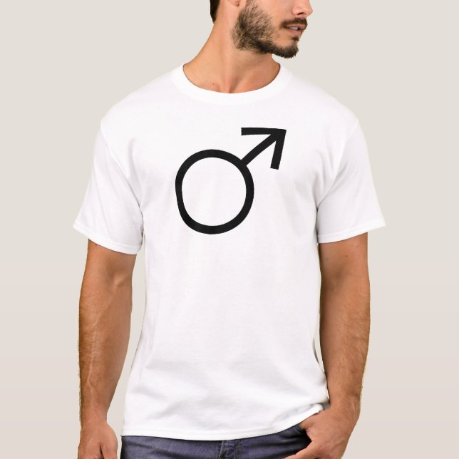 Male gendersymbol tee (Framsida)