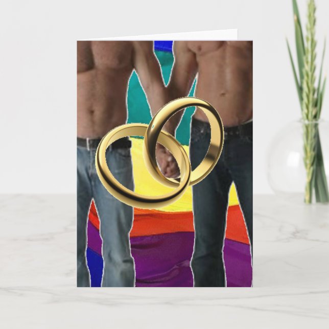 Male Giftermål Kort (Framsida)