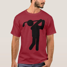 Male Golfer - Golf Symbol T-shirt