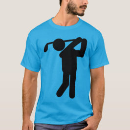 Male Golfer - Golf Symbol Tee