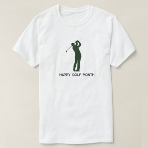 Male Golfer Silhouette T-shirt
