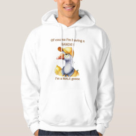Male Goose Gander pun, som har en roligt T-Shirt Hoodie