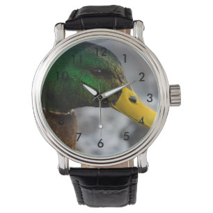 Male gräsandporträtt armbandsur