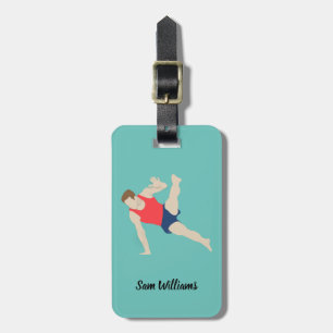 Male Gymnast Bagagebricka