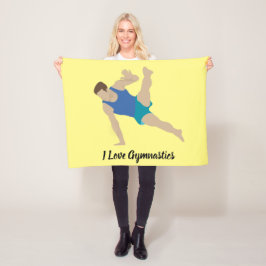 Male Gymnast Fleecefilt