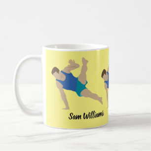 Male Gymnast Kaffemugg