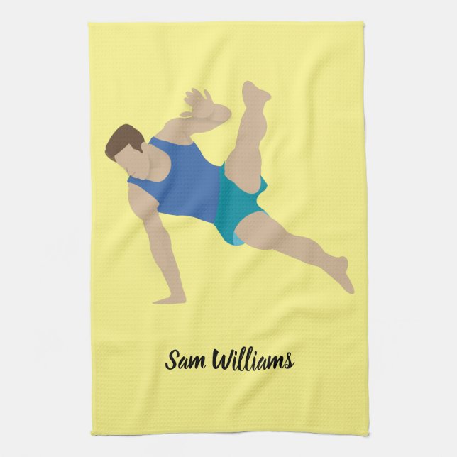 Male Gymnast Kökshandduk (Vertikal)