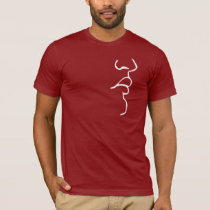MALE KISSING LEFT SIDE - WHITE -.png Tee Shirt