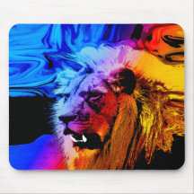 Male Lejon Safari Dream Mouse Pad