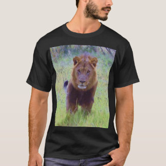 Male lejon T-skjorta Tee