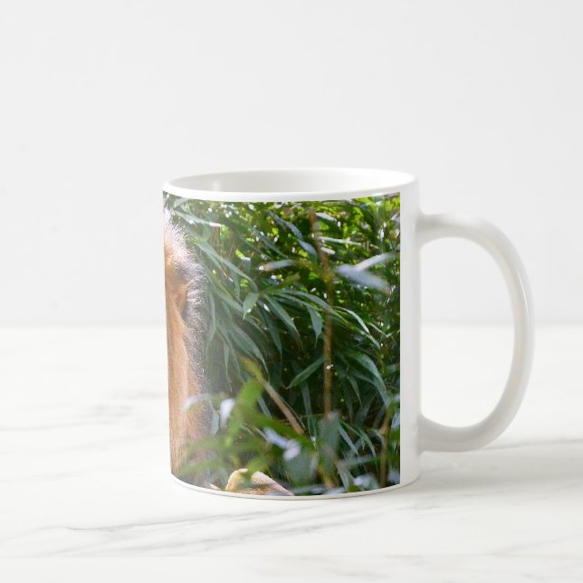 Male lejont, kung av beastkaffemuggen kaffemugg (Höger)