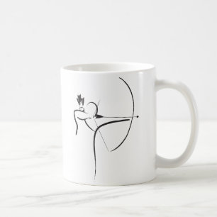 Male Longbowbågskytt Kaffemugg
