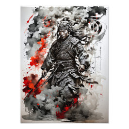 Male Mongol Warrior A Fototryck
