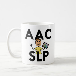 Male mugg för AAC SLP