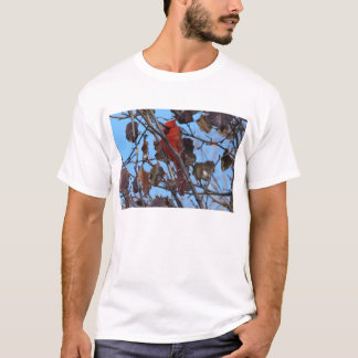 Male nordligt kardinal- och Bradford Pearträd T Shirt