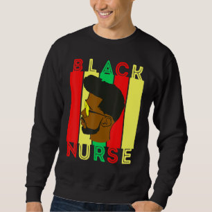 Male Nurse Black Nurses Melanin Manar Far Brother Lång Ärmad Tröja
