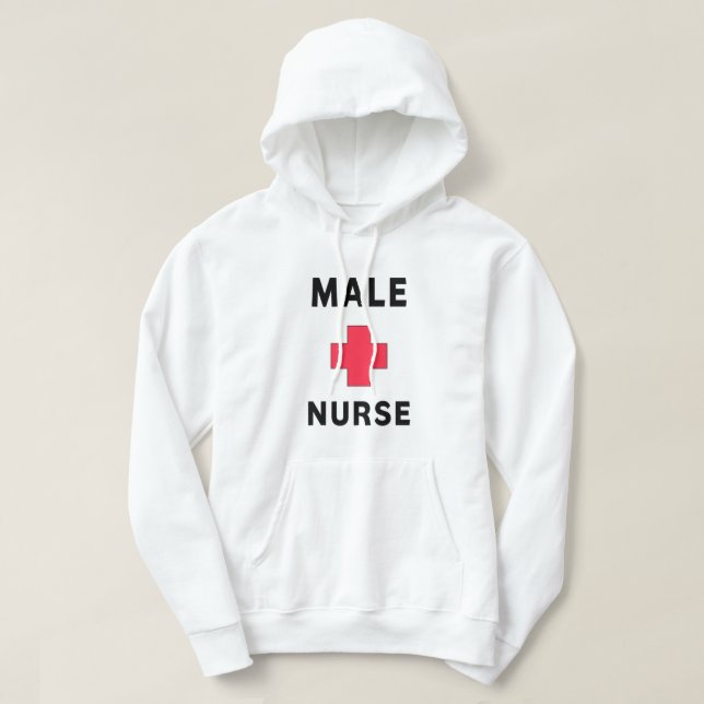 Male Nurse   Hoodie (Design framsida)