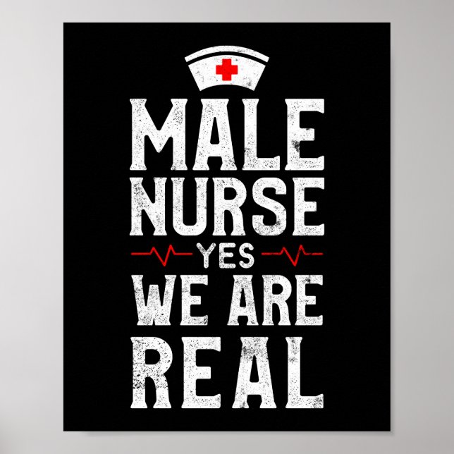 Male Nurse Ja, vi är riktigt fina Murse Male Nurse Poster (Framsidan)