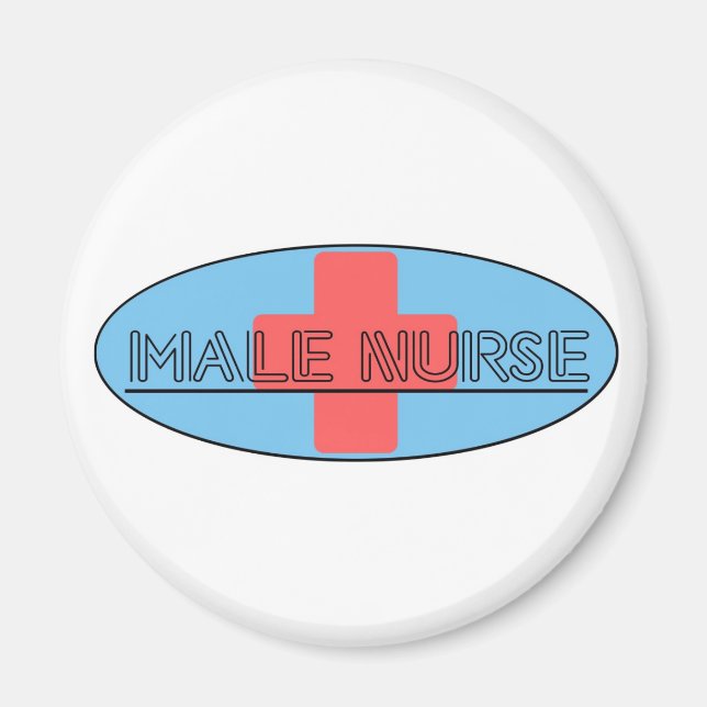 Male Nurse Magnet (Framsidan)