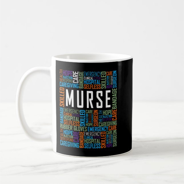 Male Nurse Man Nurse Murse Internationell Nurse Da Kaffemugg (Vänster)