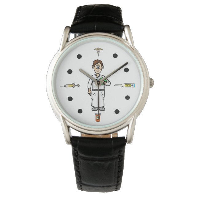 Male Nurse Watch Armbandsur (Framsida)