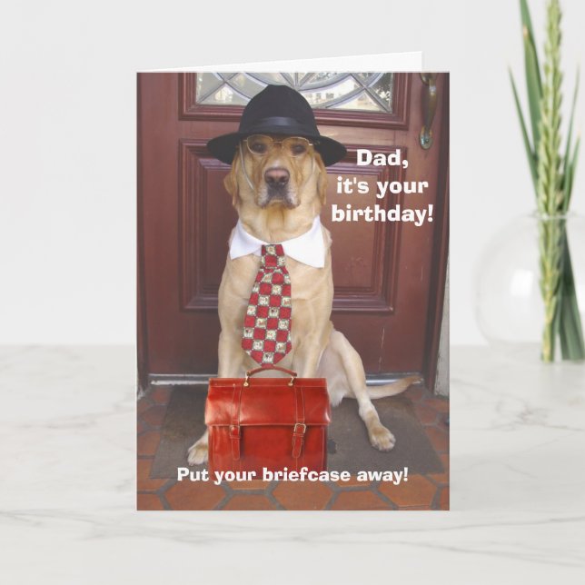 Male/Pappa födelsedag Kort (Framsida)