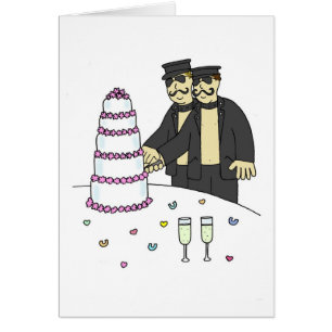 Male par Giftermål Grattis Humor Hälsningskort