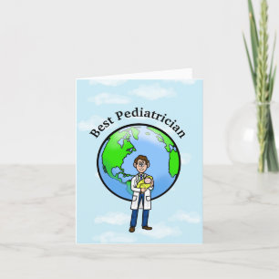 Male Pediatrician Doktor Greeting Card Kort