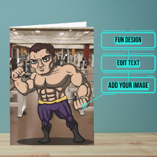 Male Personal Trainer Birthday Kort