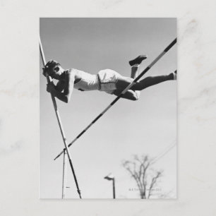 Male Pole Vaulter Vykort