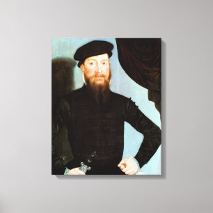 Male Porträtt - Cranach the Younger - c1564 Canvastryck