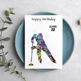 Male Ringette Player Kort