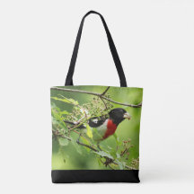 Male Ro-brast Grosbeak Tote