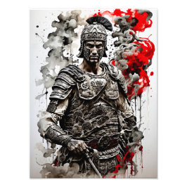 Male Roman Legionary Warrior Fototryck