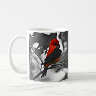 Male Scarlet Tanager Kaffemugg