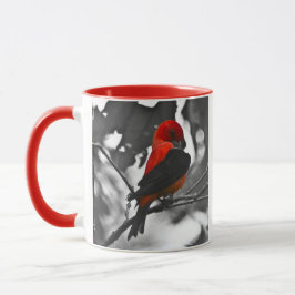 Male Scarlet Tanager Mugg