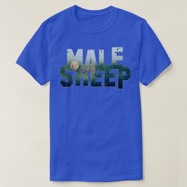 Male Sheep T Shirt (Design framsida)