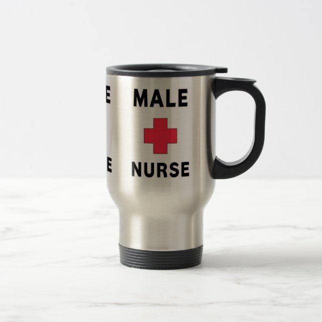 Male sjuksköterska resemugg (Höger)