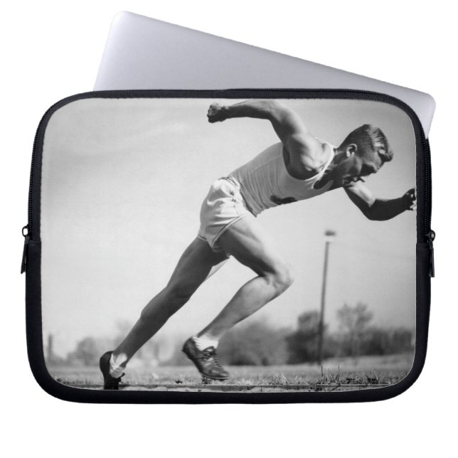 Male springer laptop sleeve (Framsidan)