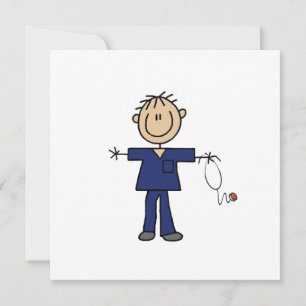 Male Stick figur Nurse Medium Skin