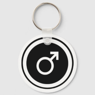 Male symbol nyckelring