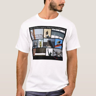 Male T skjorta 2012 Rochester för Peregrine falk Tee