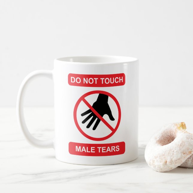 Male Tårar Kaffemugg (Med munk)