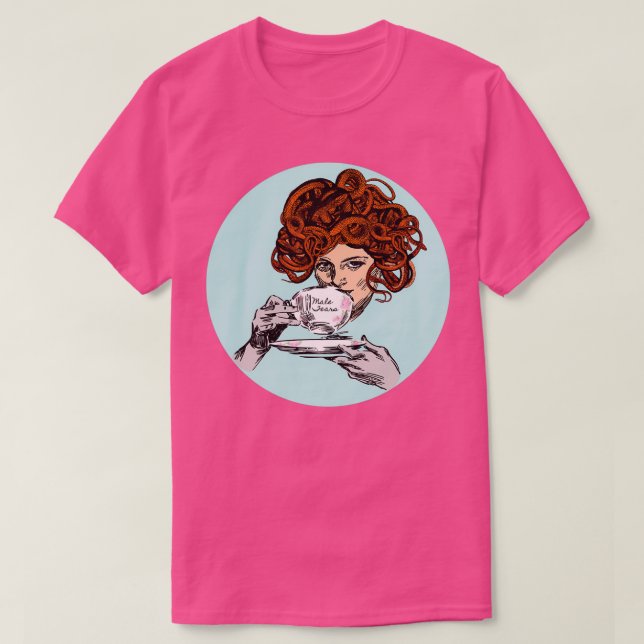 Male Tårar Medusa T Shirt (Design framsida)