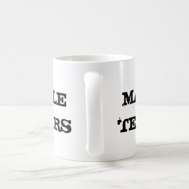 Male tårarmugg kaffemugg (Handtag)