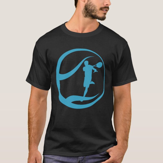 Male Tennis Player T Shirt (Framsida)