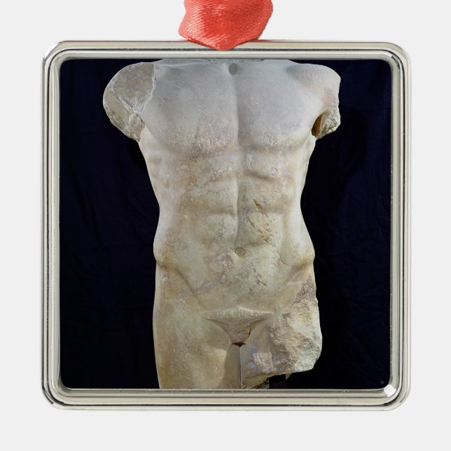 Male torso från Miletus, c.480 BC Julgransprydnad Metall (Framsidan)
